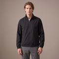 Men's lightweight windbreaker jacket in black